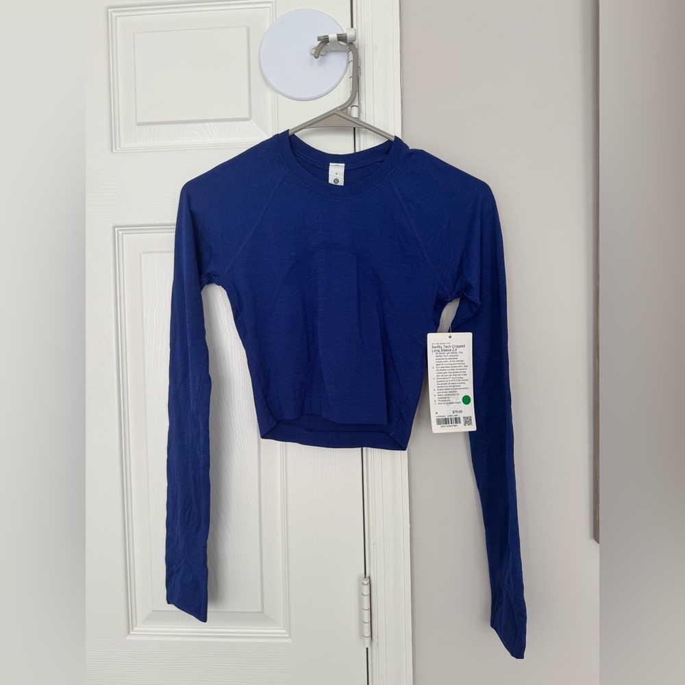 Lululemon Swiftly Tech Cropped Long Sleeve 2.0